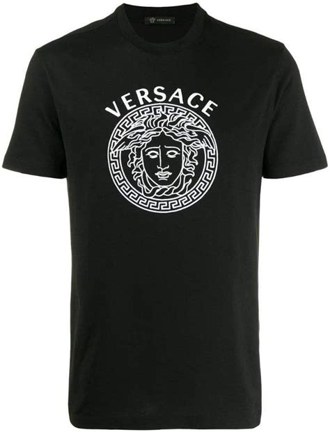 versace logo shirt long sleeve purple gold|Versace t shirt men price.